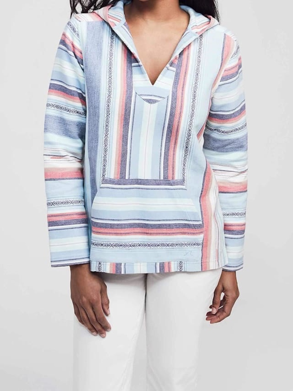 Faherty. Baja Cotton Poncho. Sierra Paradise. Size Medium.